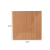 Minimalist Japanese Style Walnut Wood Square Serving Tray Perfect for Tea Desserts and Meals
