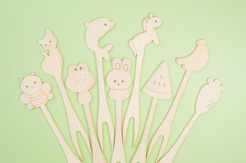 Bamboo Picks with Zordiac Design