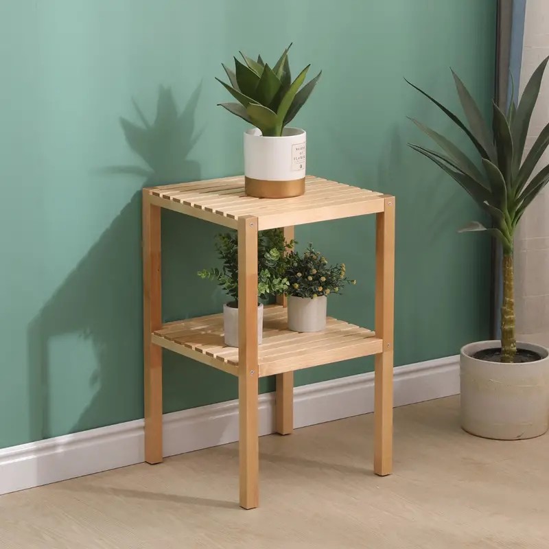 2-Tier Bamboo Shower Bench