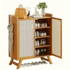 Bamboo Shoe Rack