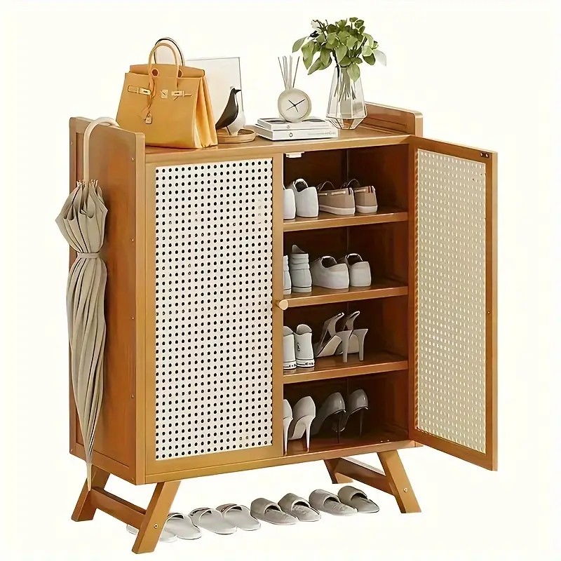 Bamboo Shoe Rack