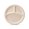 9 Inch 3-Compartment Round Plate