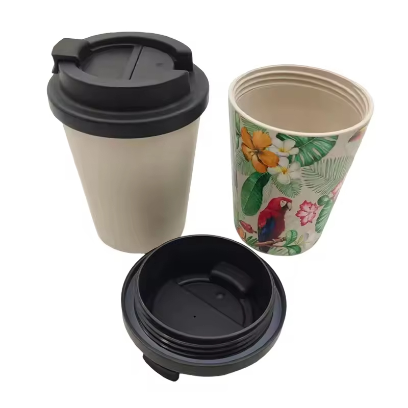Take Away Biodegradable Disposable Bamboo Fiber Coffee Cup