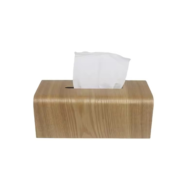 Wooden Dispenser Tissue Box Concise Napkin Holder for Restaurant