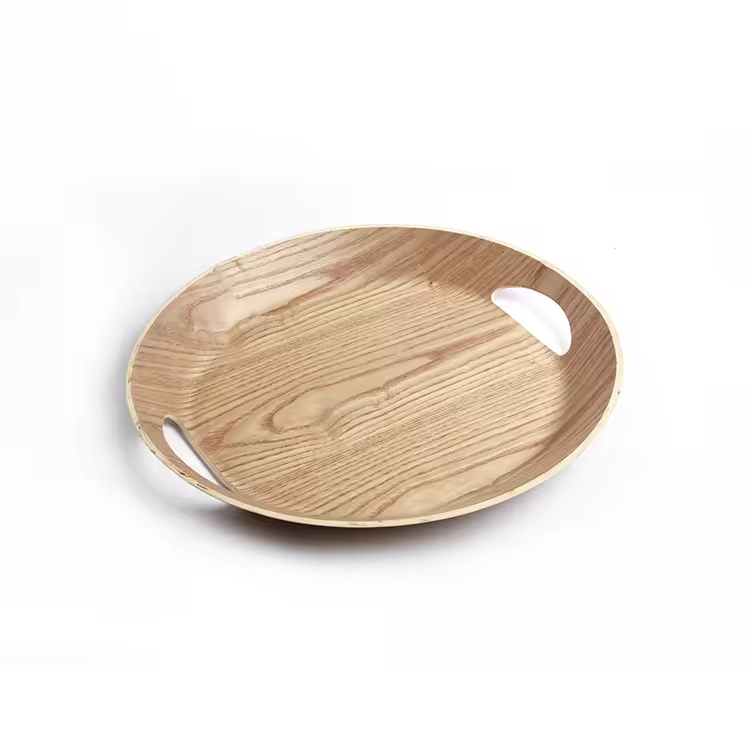 Custom Designed Willow Wooden Food Serving Tray