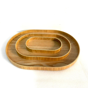 Wood Snack/Fruit and Food Tray