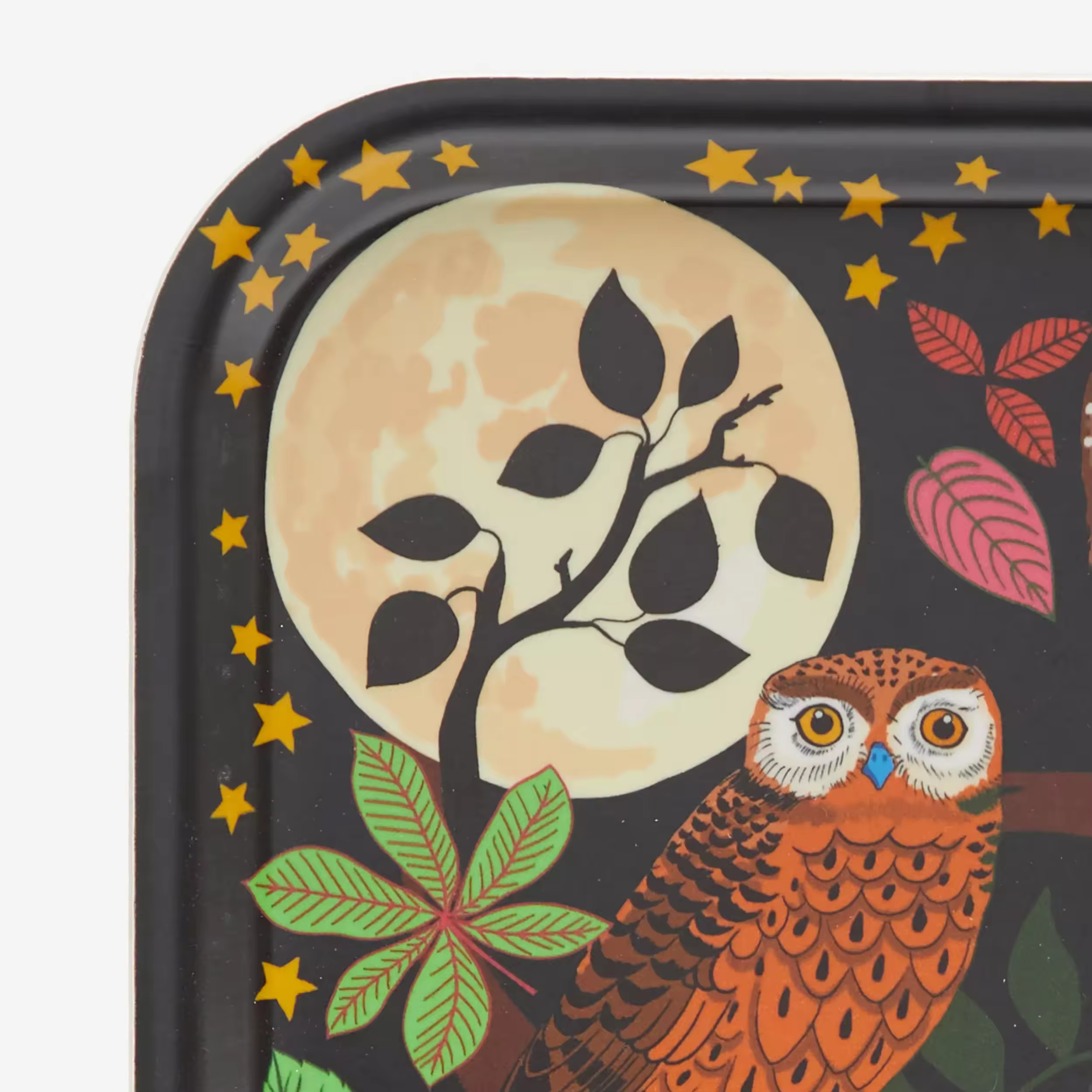 Bamboo Custom Decals Paper Printing Decorative Rectangular Serving Tray