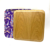Nonslip Rectangular Floral Printing Fruit Serving Tray