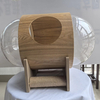 Acrylic Transparent Pet House Space Starry Sky ufo Winter Warm Pet House