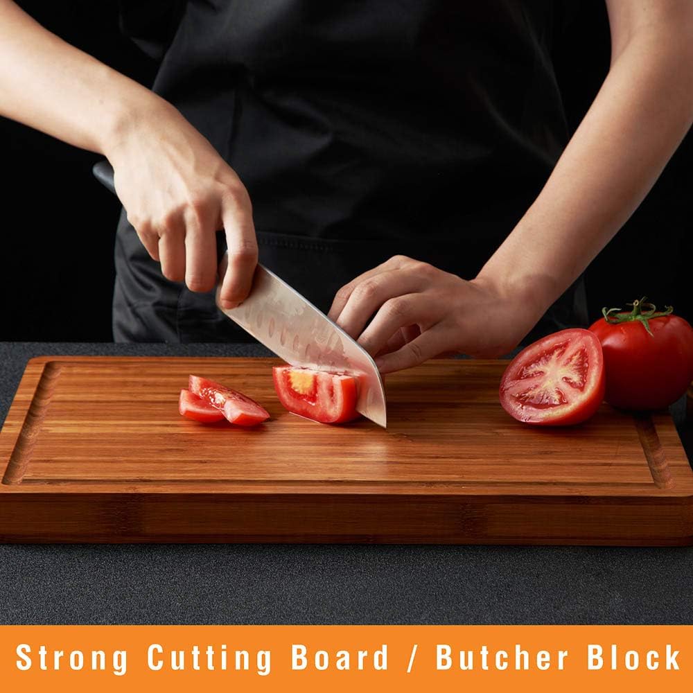Bamboo Wood Cutting Board for Kitchen