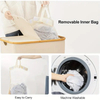 Double Laundry Hamper with Lid Removable Bags