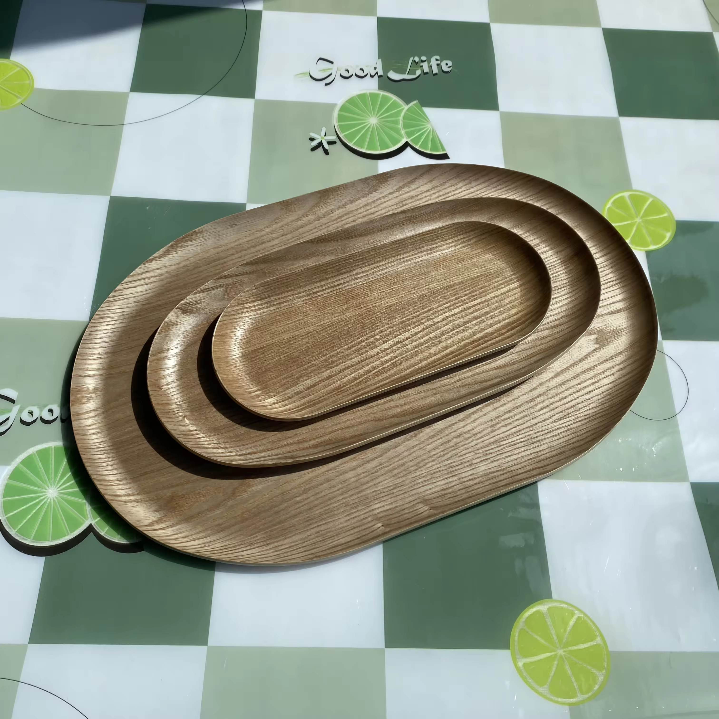 Irregular Decorative Wood Snack/Fruit and Food Tray 