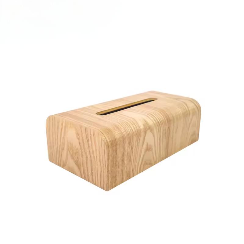 Wooden Dispenser Tissue Box Concise Napkin Holder for Restaurant