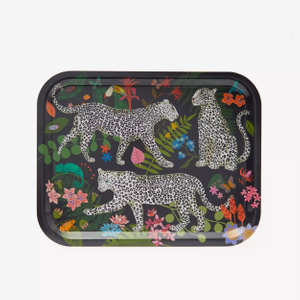 Bamboo Custom Decals Paper Printing Decorative Rectangular Serving Tray