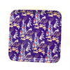 Nonslip Rectangular Floral Printing Fruit Serving Tray