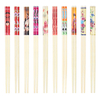 Bamboo Chopsticks with Elegant Silk Brocade Pouch
