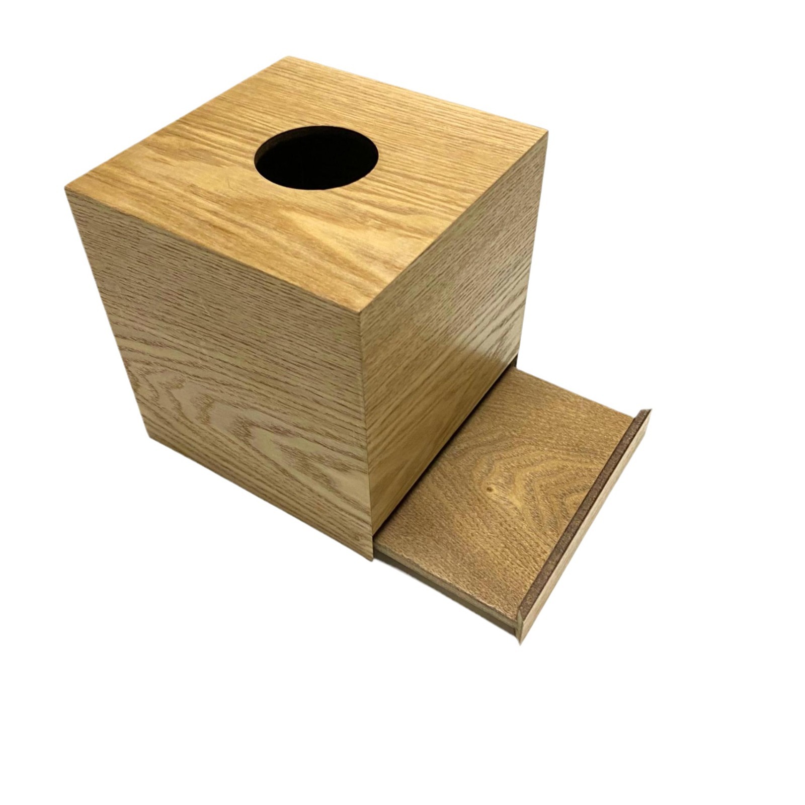 Wooden Square Tissue Box 