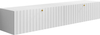 Modern Wall-Mounted TV Console with Fluted Design