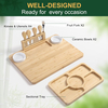 Bamboo Charcuterie Boards and Knife Set