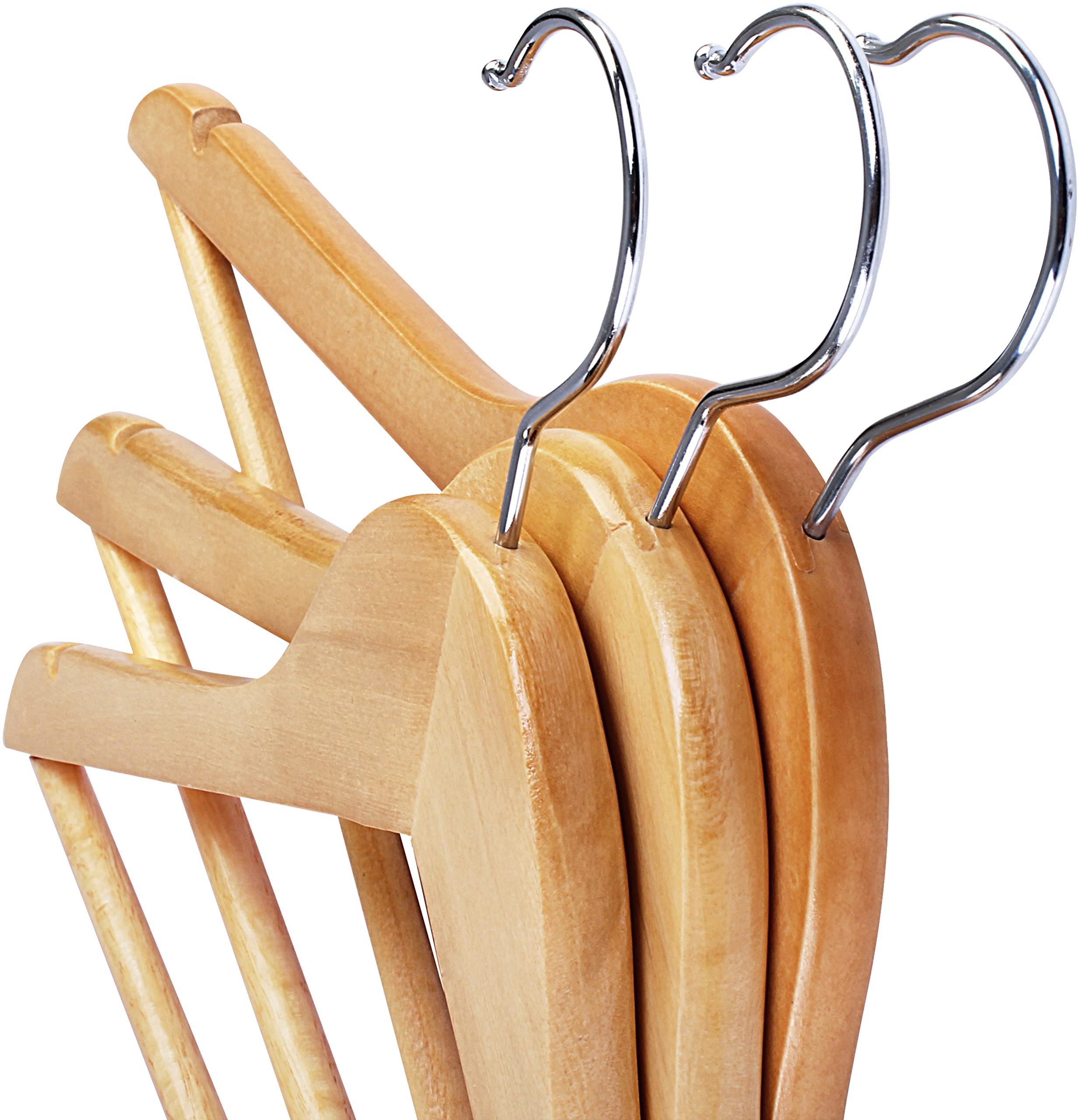 Bamboo Wood Coat Hanger