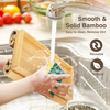 Bamboo Anti-Slip Sofa Arm Tray Table For Couch 