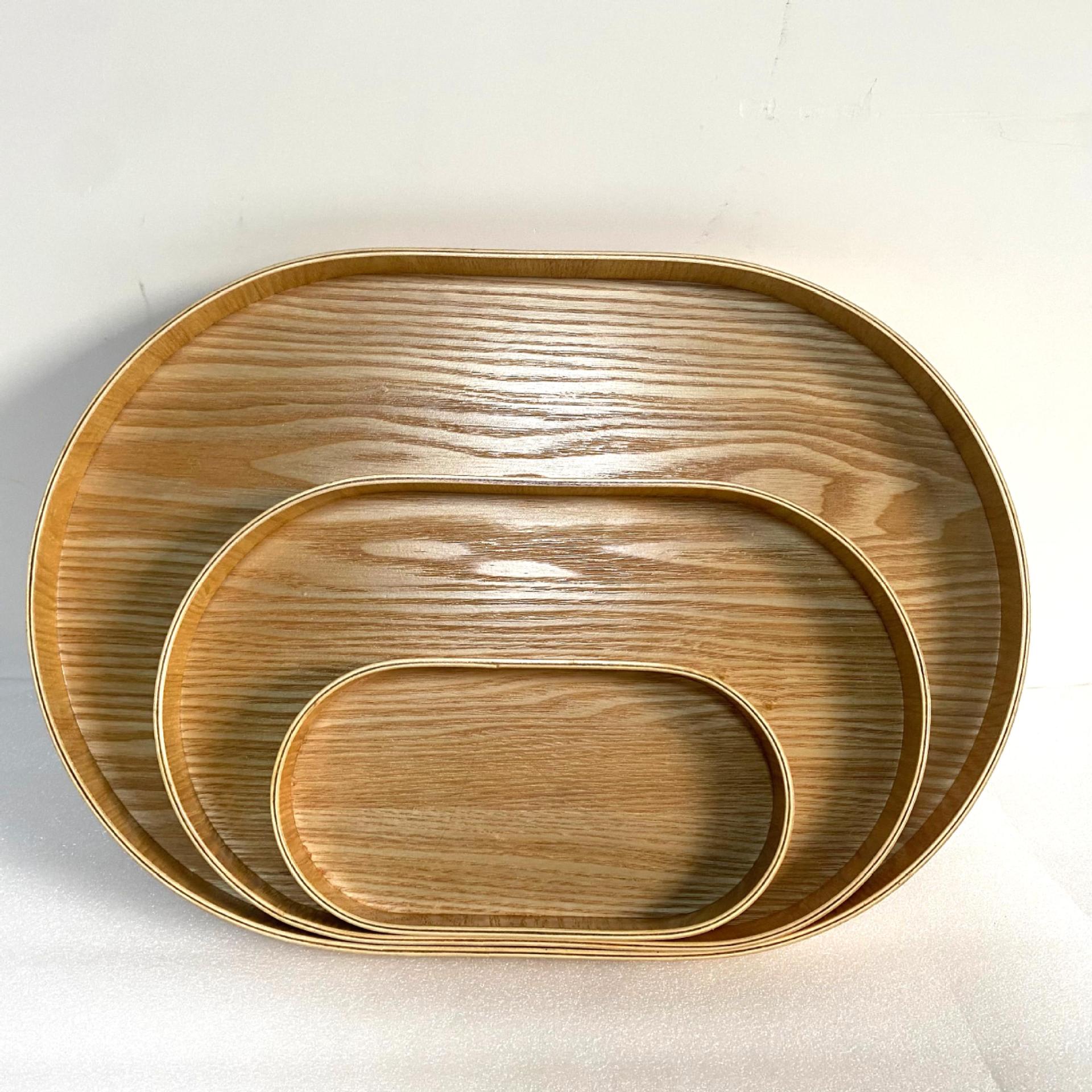 Wood Snack/Fruit and Food Tray