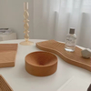 Water Ripple Beech Bread Tea Wooden Serving Tray