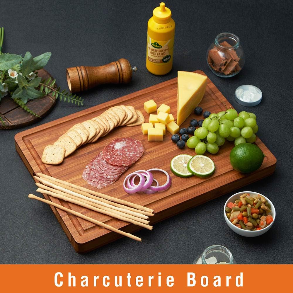 Bamboo Wood Cutting Board for Kitchen