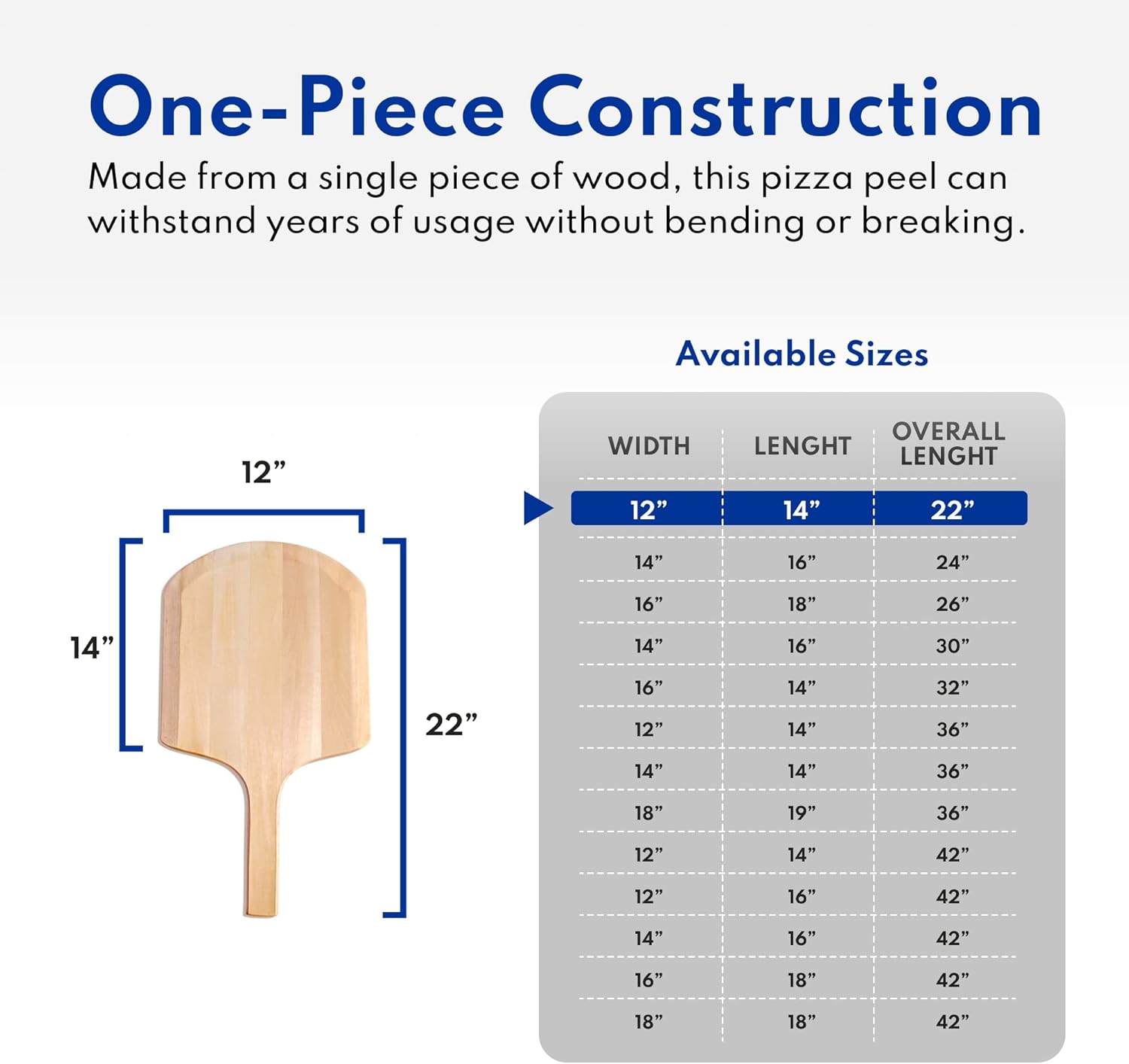 Wooden Pizza Peel