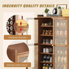 Bamboo Shoe Rack