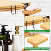 2-Tier Bamboo Corner Shower Stool 