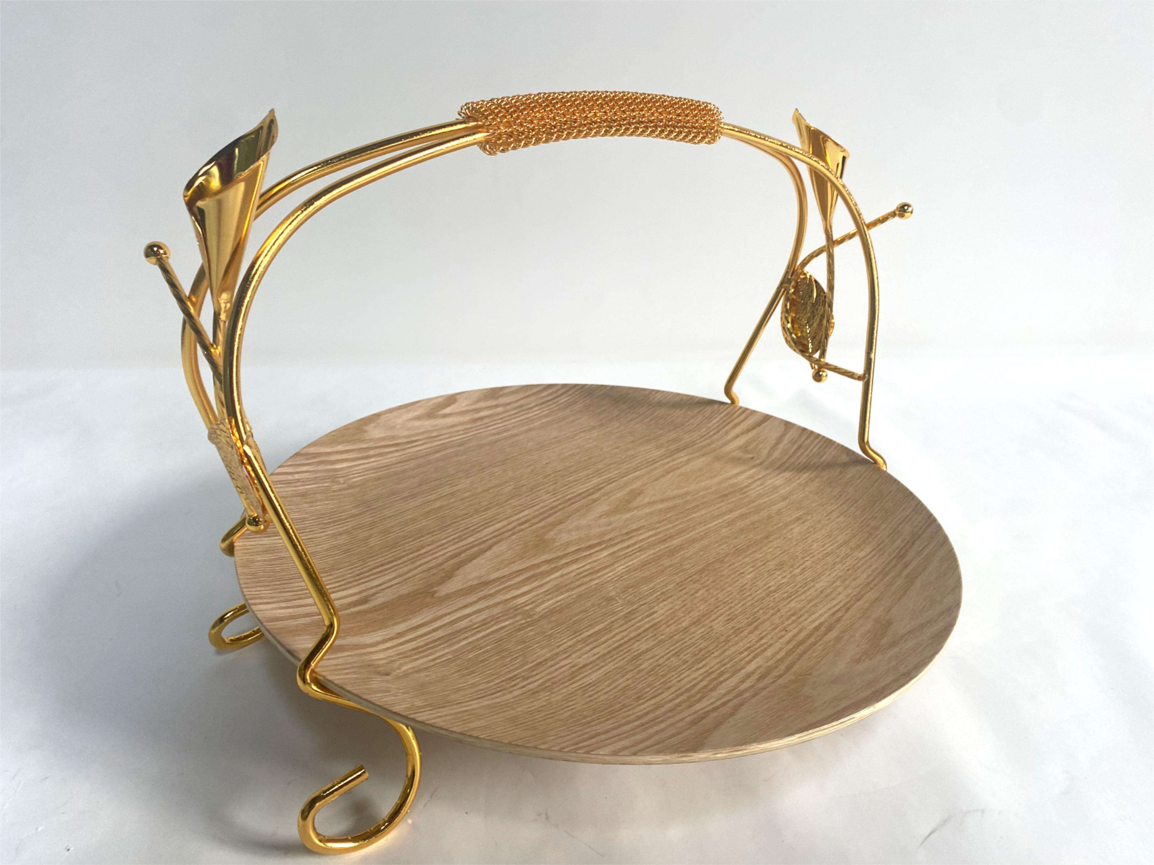 High-end Serving Tray Tea Fruit Tray Living Room Decorative Tray
