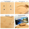  Bamboo Bathtub Tray Table Bath Side Caddy Tray Storage Rack Shelf Adjustable