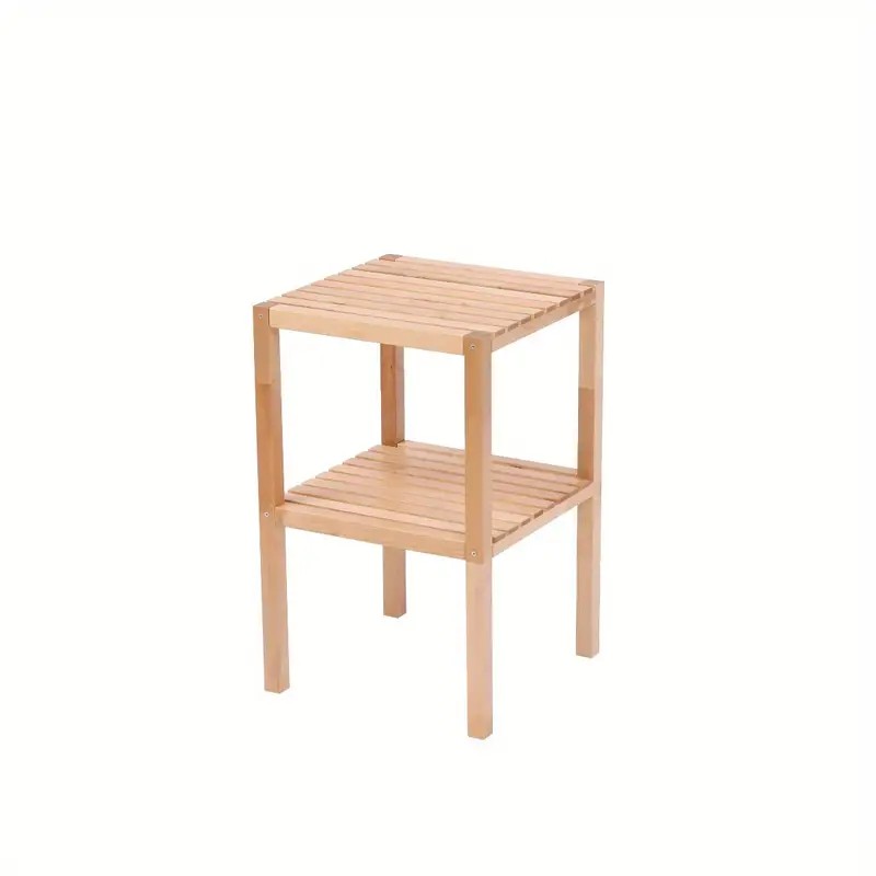 2-Tier Bamboo Shower Bench