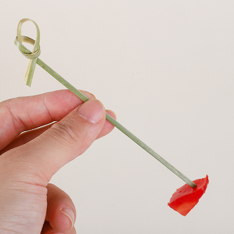 Bamboo Flower Design Fruit Picks