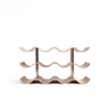 Fancy 3 Layers 12 Bottles Waving Willow Countertop Wine Rack