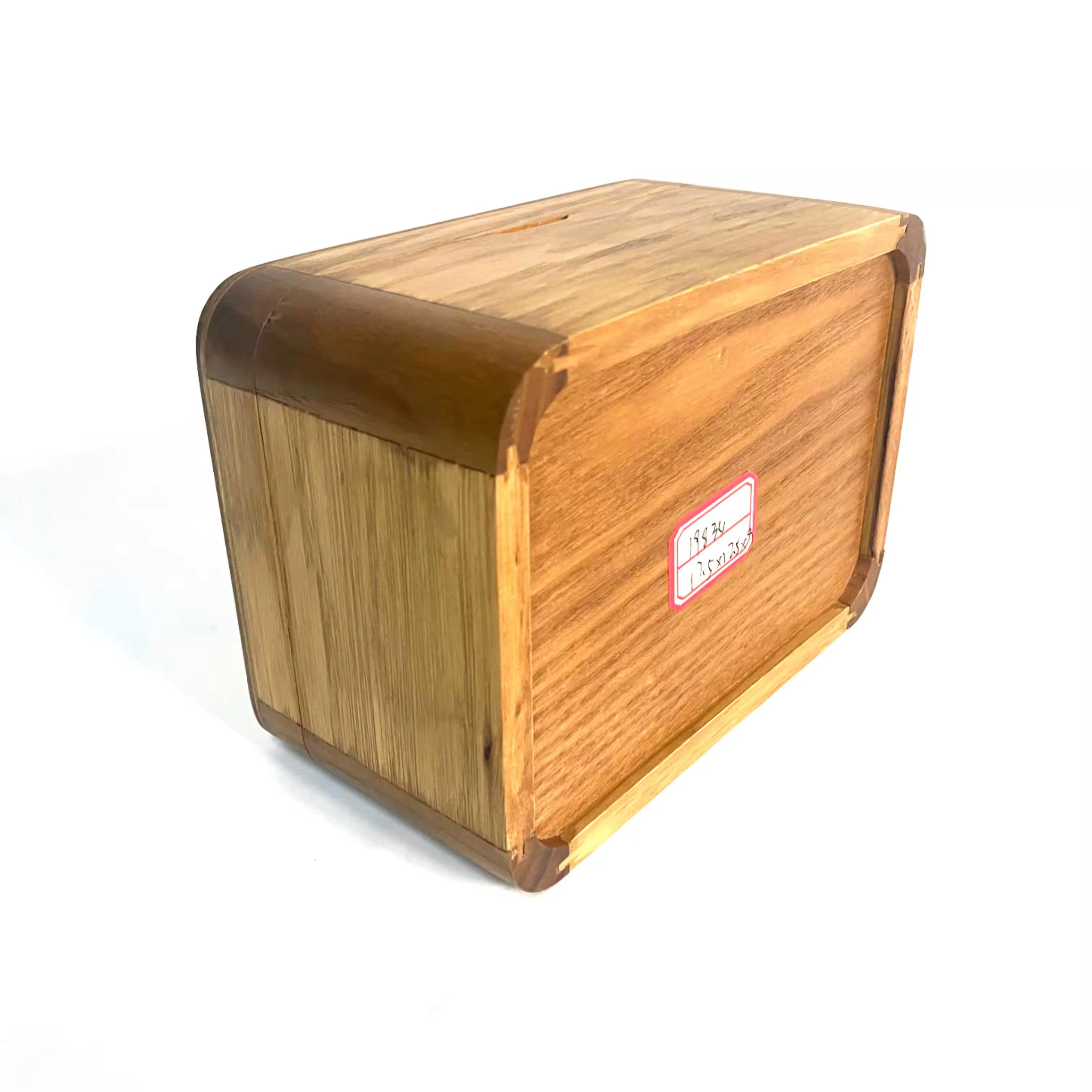 Rectangle Car Flip Cover Wooden Tissue Box 