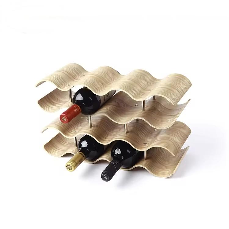 Wooden Wine Cabinet Display Homemade Barrel Wine Rack