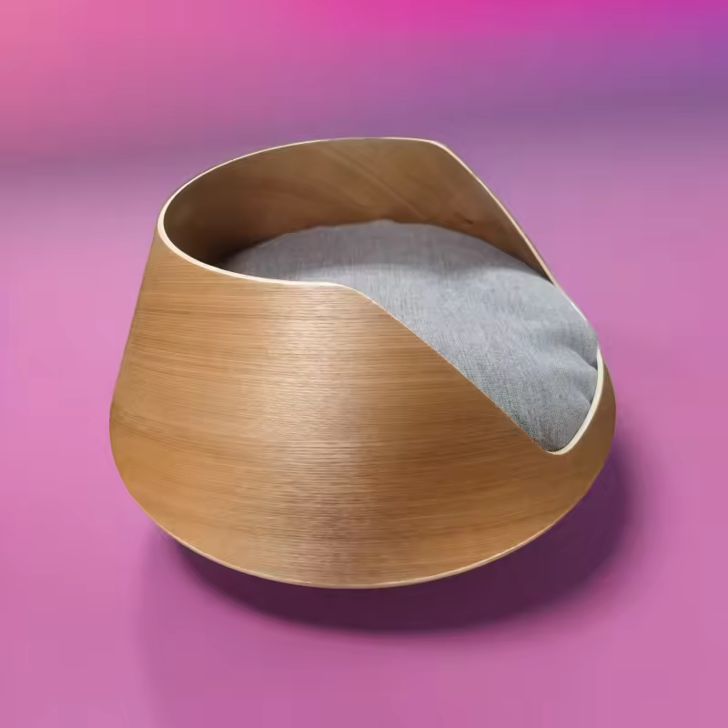 Fable-pets Conical Shape Round Cattery Cat House with Cushion
