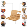 Multifunction Wooden Docking Station Key Holder Watch Organizer Cell Phone Holder