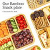 Charcuterie Boards with Lid, Portable Cutting Boards for Kitchen, Bamboo Cheese Board for Snack