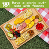 Bamboo Cutting Chopping Board Gas Stove Top Cover Board for Electric, Gas Wood Noodle Board Stove Cover With Handles