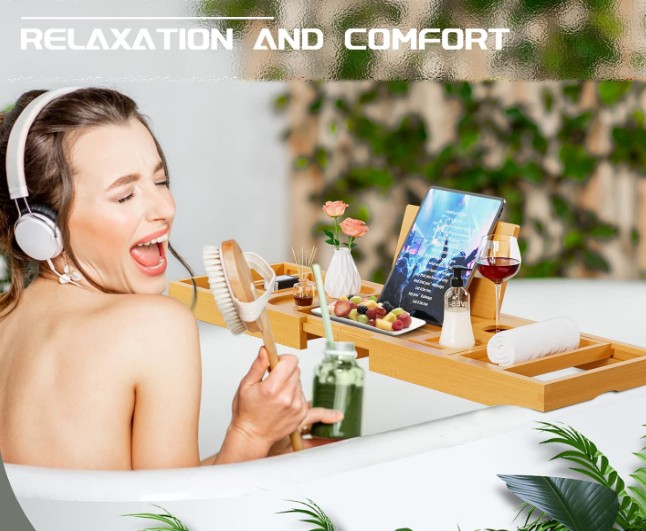  Premium Bathtub Tray Caddy