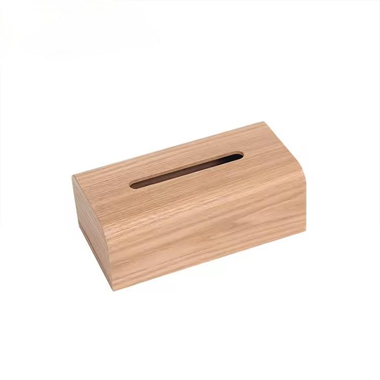 Wooden Dispenser Tissue Box Concise Napkin Holder for Restaurant
