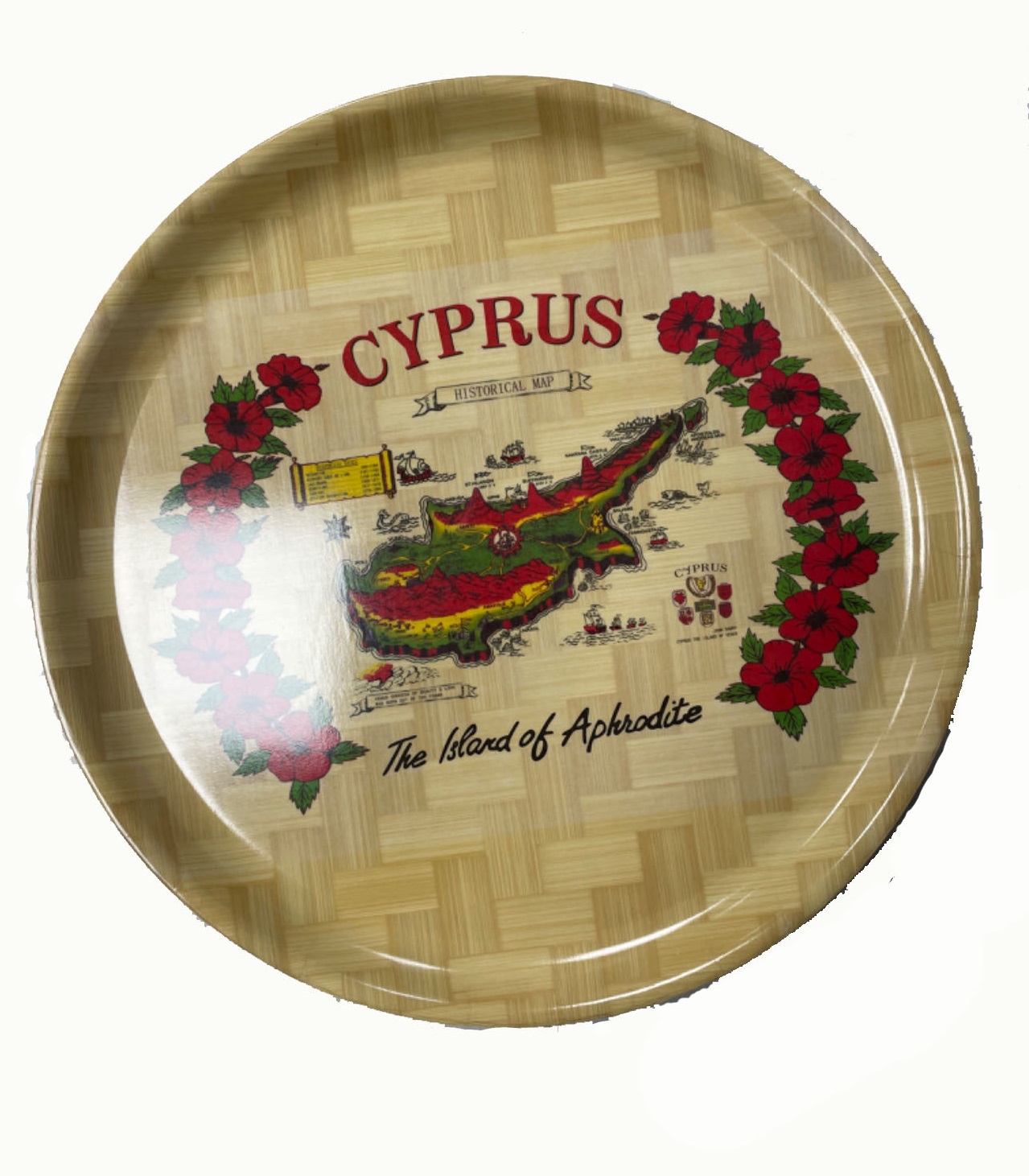 Round Beverage Serving Tray Dinnerware