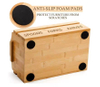 Bamboo Utensil Holder Bamboo Picnic Basket With Handle