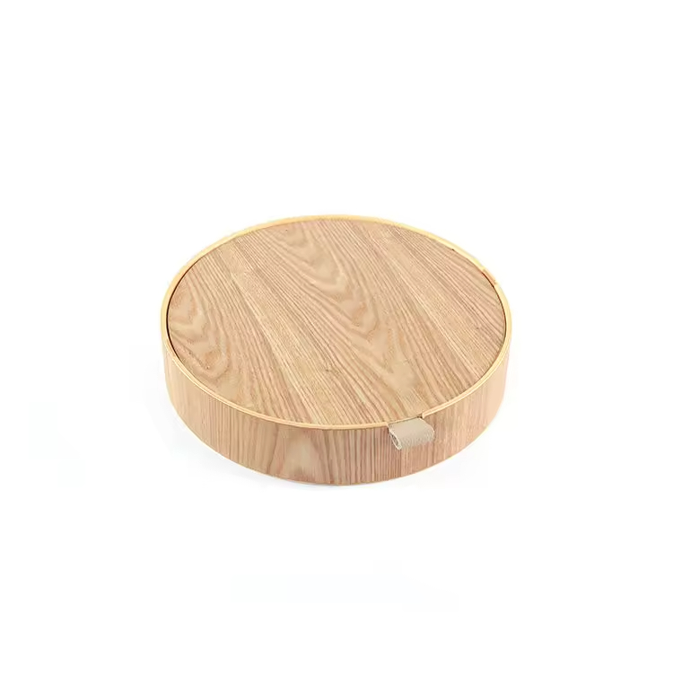 4 Slot Custom Logo Willow Walnut Wooden Bangle Watch Storage Jewelry Box With Mirror