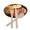 100% Biodegradable Wood Disposable Cutlery for Restaurant and Camping