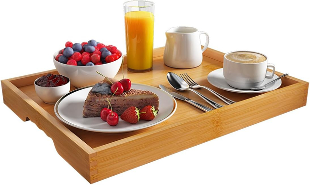 Bamboo Breakfast Serving Tray