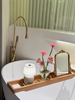 Wooden Bathtub Shelf